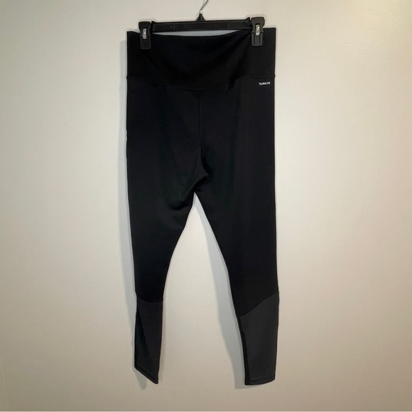 Adidas Climalite luxe Black Womens leggings Size L - Picture 6 of 6